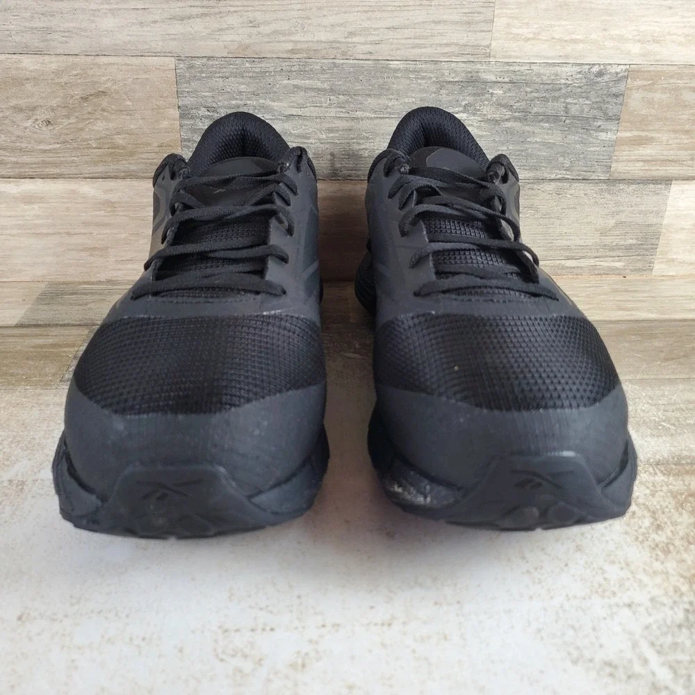 Reebok Floatzig Work Mens Athletic Shoes Sz 14 M Black Composite Toe Lace Up